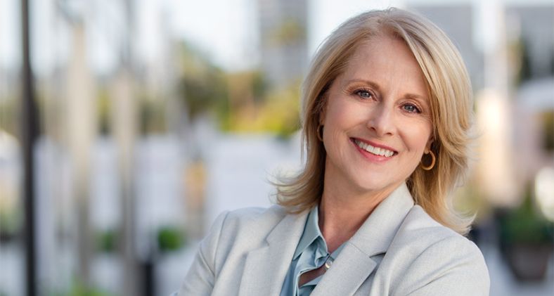 Smiling woman
