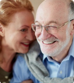 Smiling couple